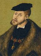 Lucas Cranach Portrait of Emperor Charles V USA oil painting artist
